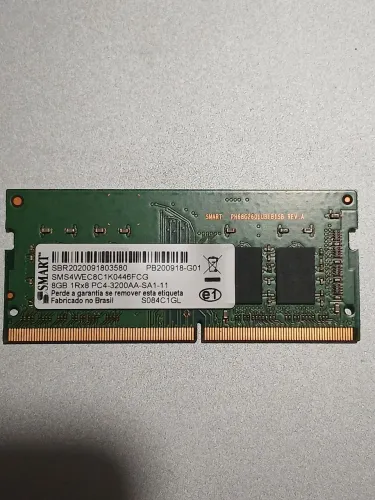Vendo memória de 8gb ddr4 3200 MHz Smart