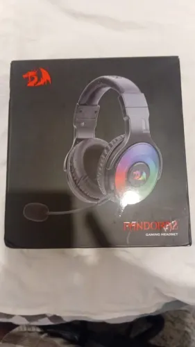Headset Redragon Pandora 2 RGB Novo e Com a Caixa Lacrada