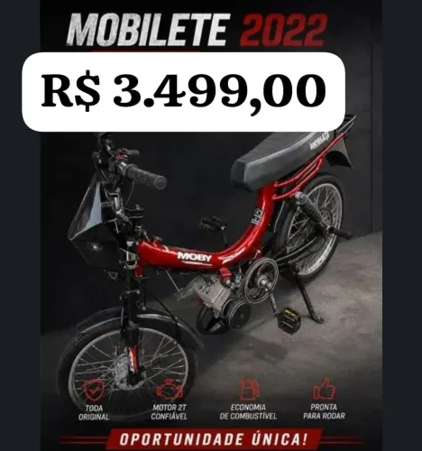 Mobilete 2022 Original R$ 3.499.00 pega de Primeira