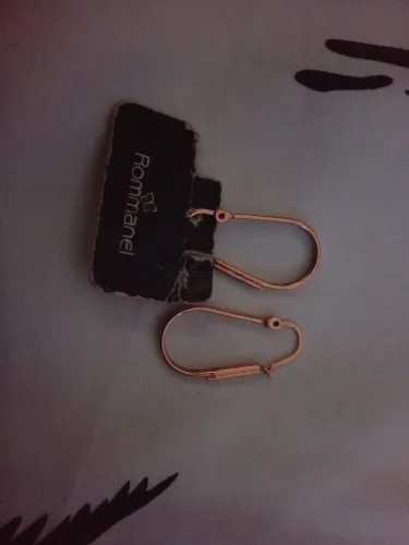 Brinco Rommanel Original Folheado a Ouro - Elegante