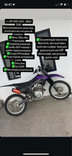 CRF 250f Ano 2024
