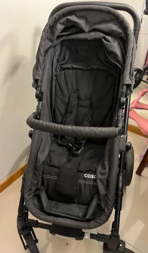 Vendo Carrinho de bebê Cosco travel system Poppy com bebê conforto e base. 