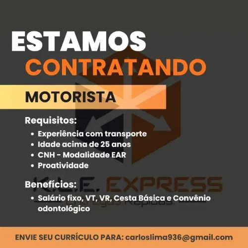 Motorista para Fiorino