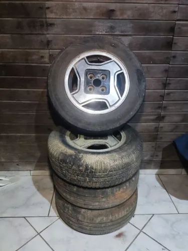JOGO RODAS 13 ORIGINAIS FIAT UNO 1.5R<br>