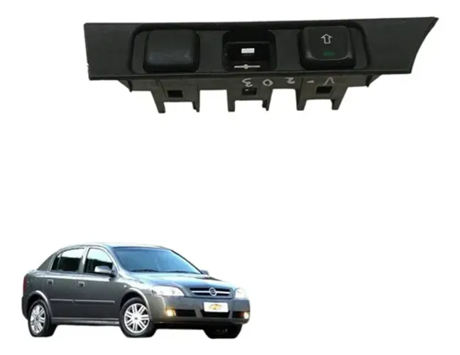 Comando Botão Trava Vidro Console Central Gm Astra 2008