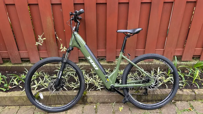 Bicicleta Elétrica Yoo Fleek 250w Aro 26 Bateria Lítio Verde Pedal Assistido