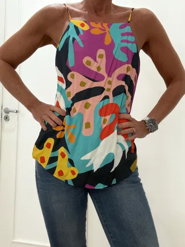 Blusa oh boy estampa vintage