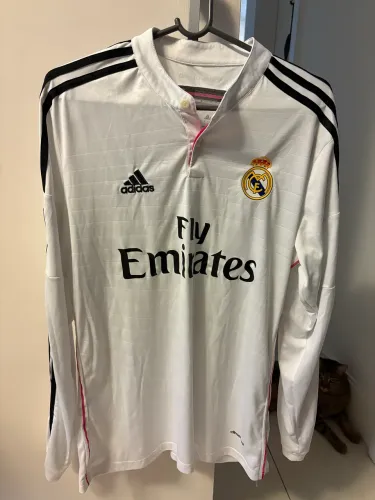 Camisa Real Madrid 14/15 Original Adidas Ronaldo 7 Manga Longa G