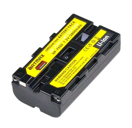 Bateria Np-F570 Batmax 2800 Mah Para Ring Light Monitor Transmissor Iluminador Led