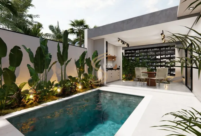 Casa moderna à venda no Condomínio Volpi com lazer completo Araraquara