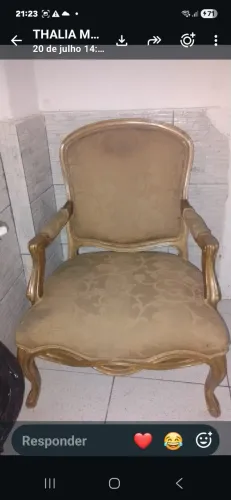 POLTRONA ANTIGA LUIS XV 