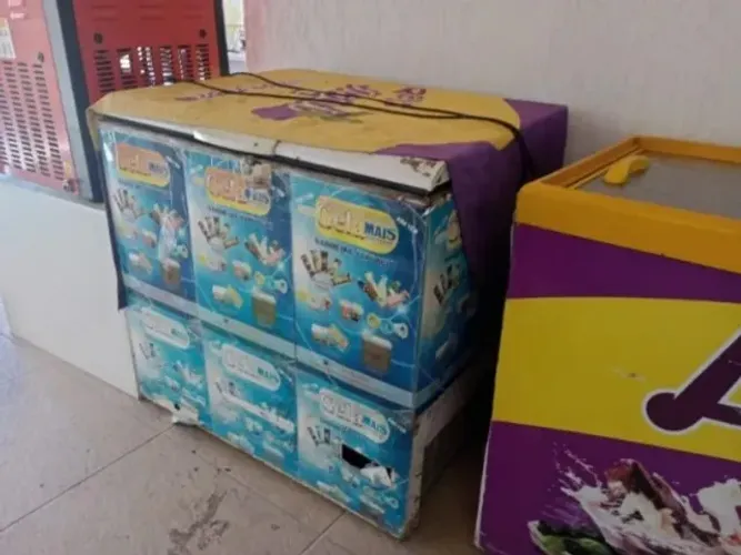  Freezer Gela Pequeno Compacto Horizontal Congelador