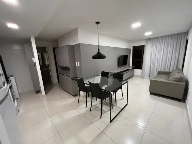 APTO MOBILIADO 2 QUARTOS, NASCENTE, LAZER COMPLETO