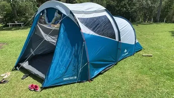 Barraca de Camping Arpenaz 4.1 Fresh & Black Quechua