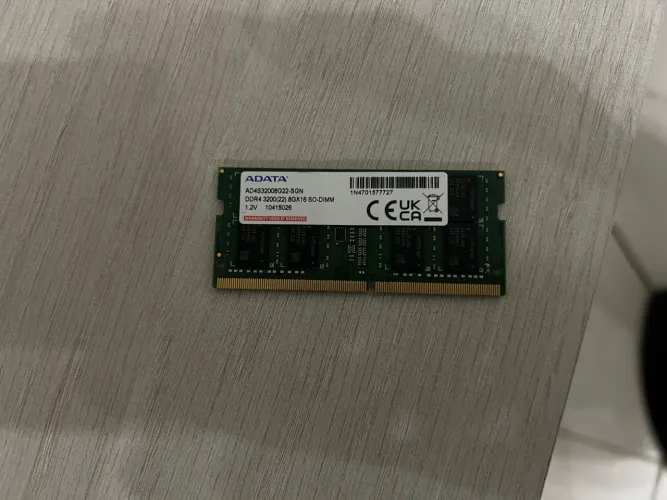 Memória RAM DDR4 8GB 3200 SODIMM ADATA
