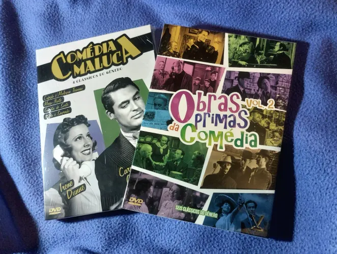 Combo Lacrado - Coleções de filmes Obras-Primas da Comédia Vol. 2 e Comédia Maluca (DVD)