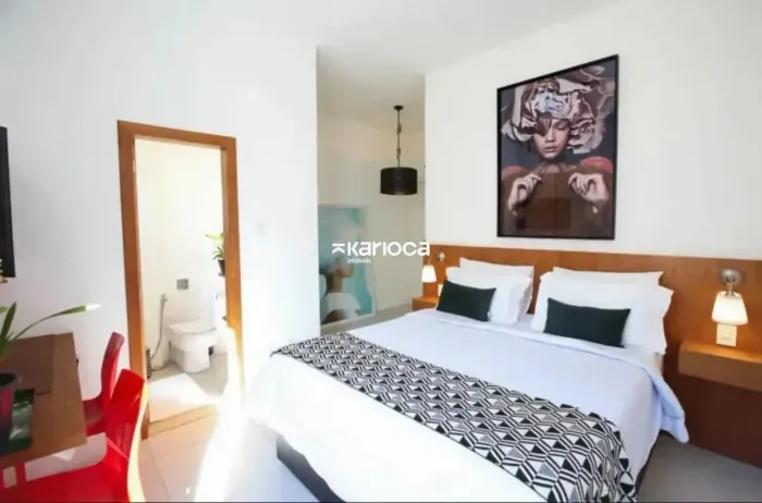 Apartamento 1 quarto Mobiliado com 25m² Copacabana