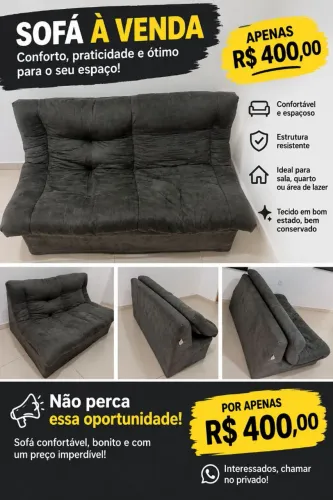 Vendo sofá por 400 reais