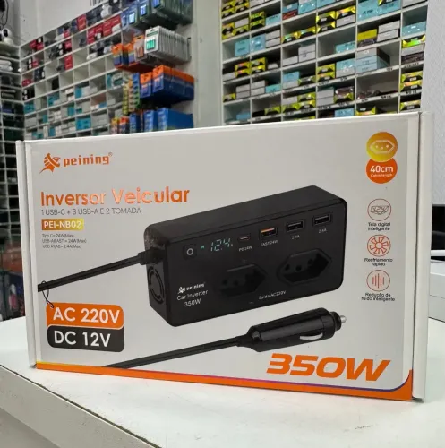 Inversor veicular 350w