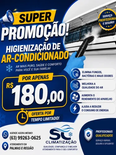 180$ Serviços de ar condicionado em geral!