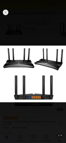 Roteador wifi 6 tplink ex511
