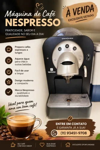 Máquina de café Nespresso 