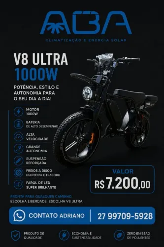 Bike elétrica - V8 ultra