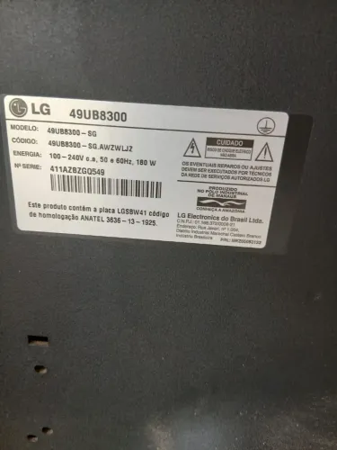 TV LG 49UB8300-SG PARA RETIRADA PEÇAS