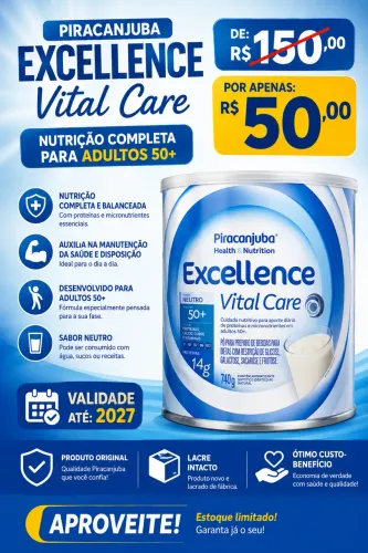 Suplemento piracanjuba excellence vital care