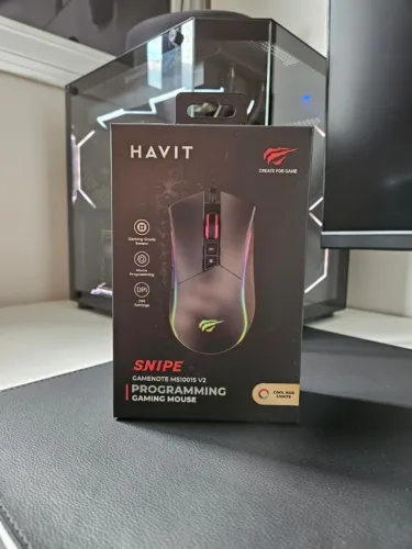 [NOVO] Mouse Gamer Havit MS1001S V2 | 8.000 DPI | Iluminação RGB | Design Ergonômico