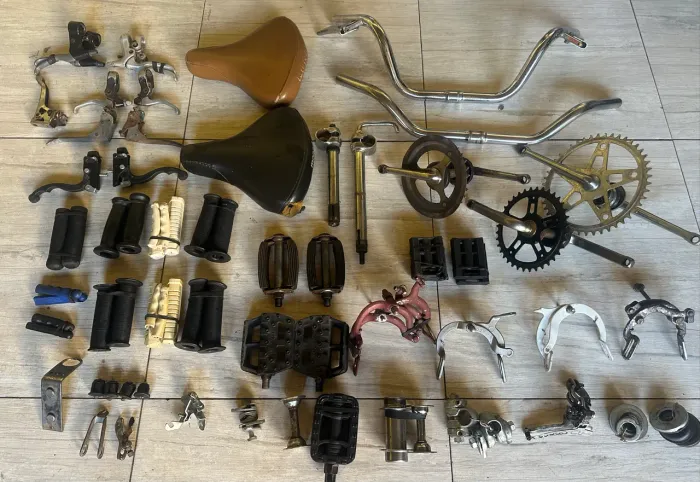 Peças bicicletas antigas relíquia 