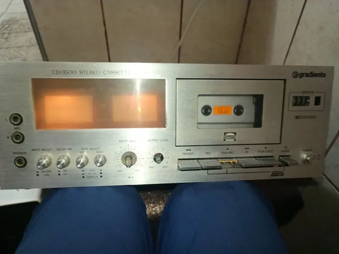 Tape Deck Gradiente CD-3500 p/restaurar