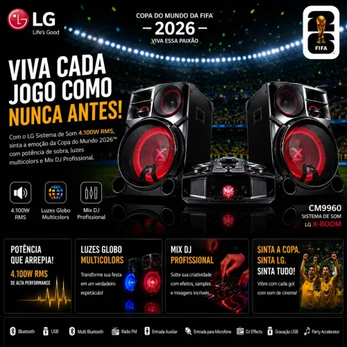 CM9960 4.100W Viva Copa do Mundo 26 Como Nunca Antes! 2 Meses Garantia Mais Novo Aceito CC