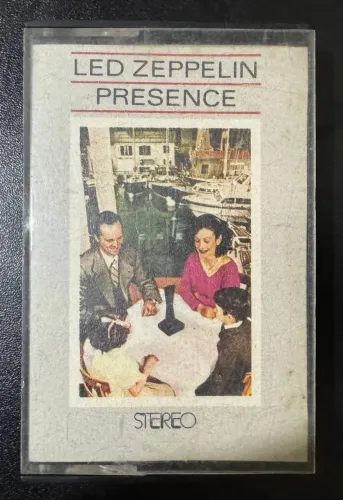 Led Zeppelin Presence K7 Original Swan Song Fita Cassete