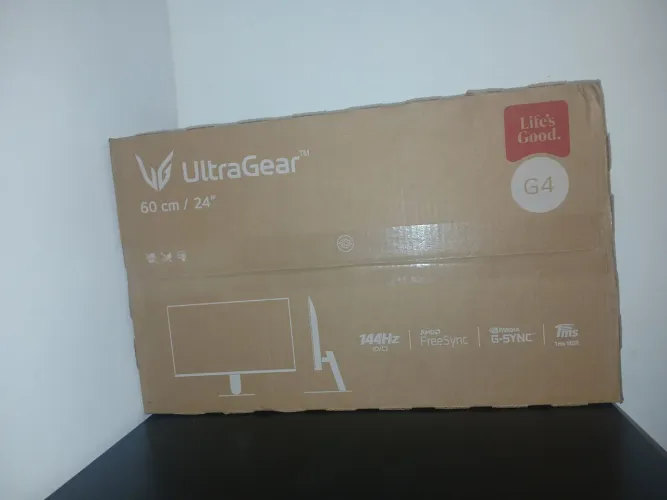 Monitor LG ultragear 24 polegadas 144hz 1ms (lacrado na caixa)