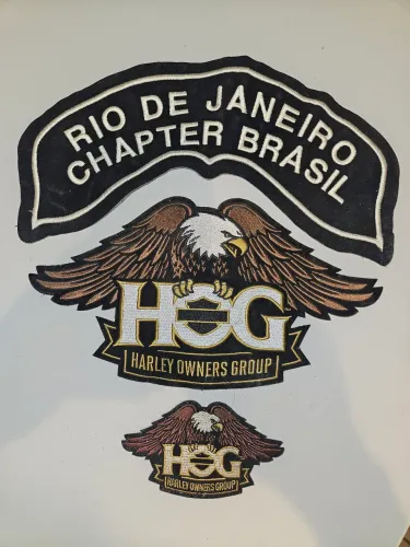 Patch H.O.G Harley Davidson bordado