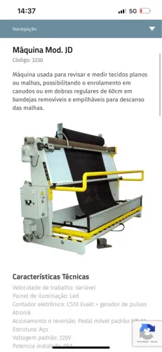 MÁQUINA INDUSTRIAL A VENDA