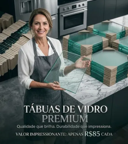 TÁBUAS DE VIDRO PREMIUM 