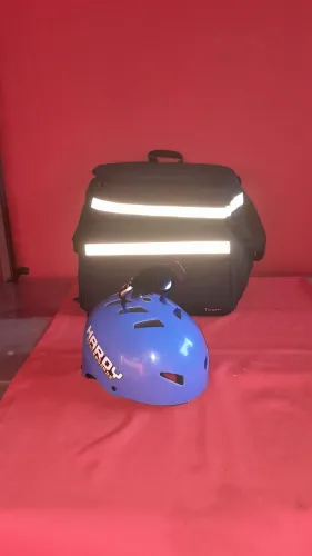 BAG ENTREGA ,CAPACETE ,OCULOS COMBO