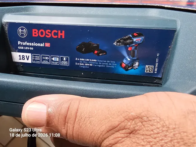 Parafusadeira e Furadeira de Impacto Bosch GSB 18V-50