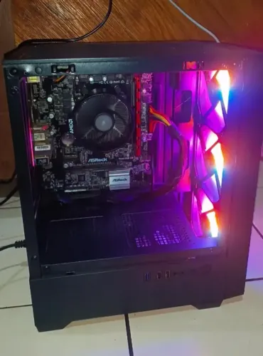 PC Gamer Semi-Completo Ryzen 5 + 16GB RAM + HD 2TB e SSD (Falta Placa de Vídeo)