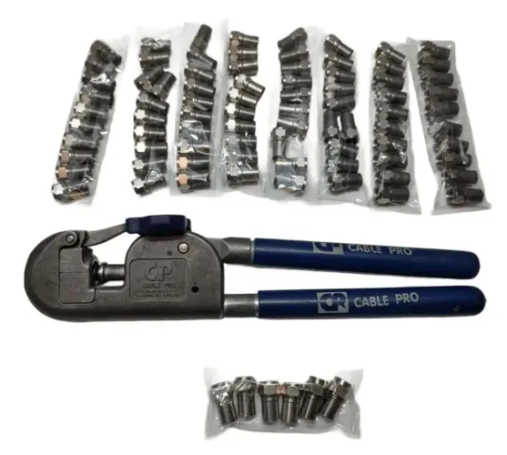2 Alicate Crimpador Cônico RG59 / RG06