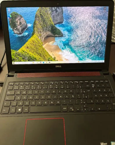 Notebook Dell Gamer, i7 6ª geração, 15,6 polegadas, 16 GB RAM, 128 GB SSD + 1000 GB