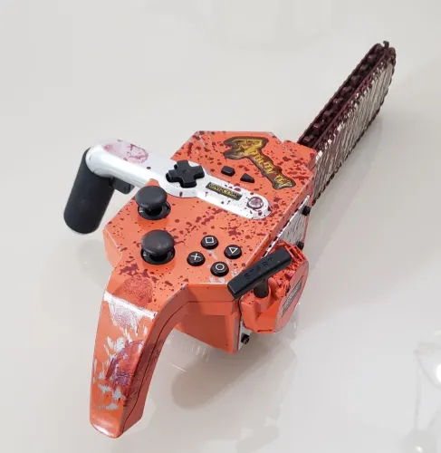 Controle Chainsaw Resident Evil PS2