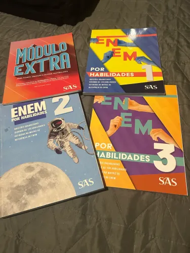 Livros pré-vestibular SAS