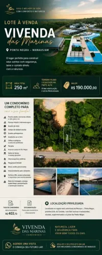 Condomínio Vivierndas das Marina. Ponta negra.