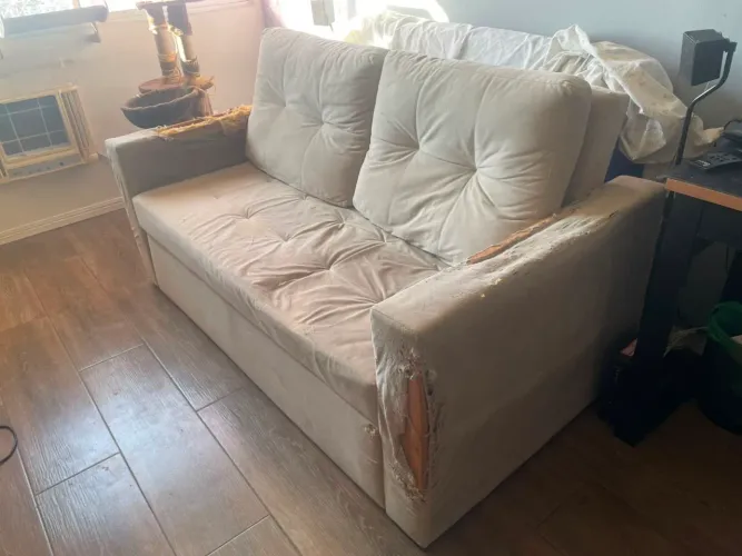 Sofá cama 2 lugares para doação
