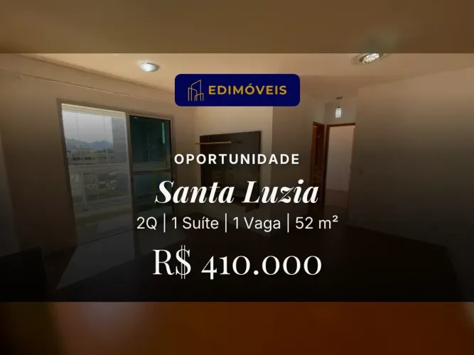 Seu novo lar: Apartamento 2 quartos na Santa Luzia, pronto para morar!