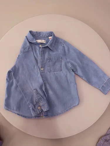 Camisa Jeans Zara Menino