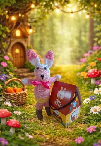 Coelhinho de Páscoa com certinho de doces